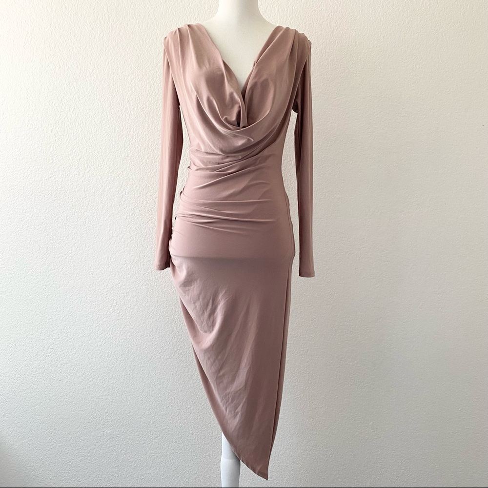 DAY&NIGHT Mauve Long Sleeve Dress - Picture 2 of 5